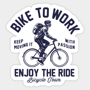 Bike to work Sticker